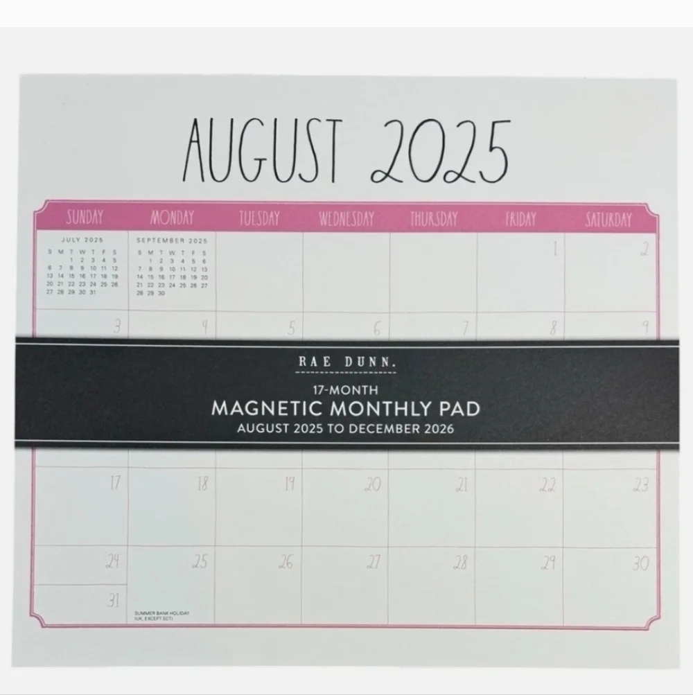 Rae Dunn Magnetic Monthly Pad